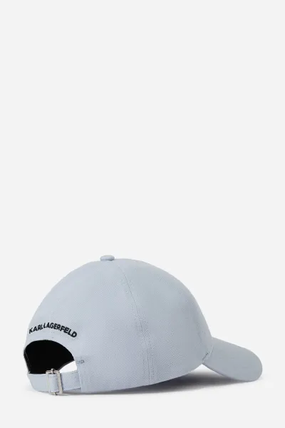 Šiltovka Karl Lagerfeld Ikon Patch Cap Kentucky Blue