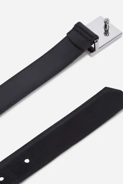 Opasok Karl Lagerfeld K/Forever H2.5 Belt Black