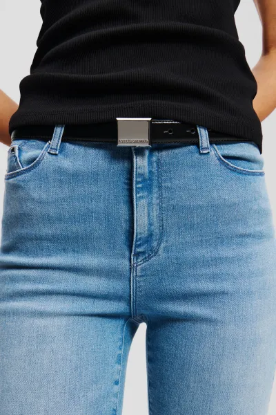 Opasok Karl Lagerfeld K/Forever H2.5 Belt Black