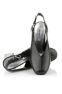 Lodičky Karl Lagerfeld Astra Nova Hi Vamp Sling Black Lthr