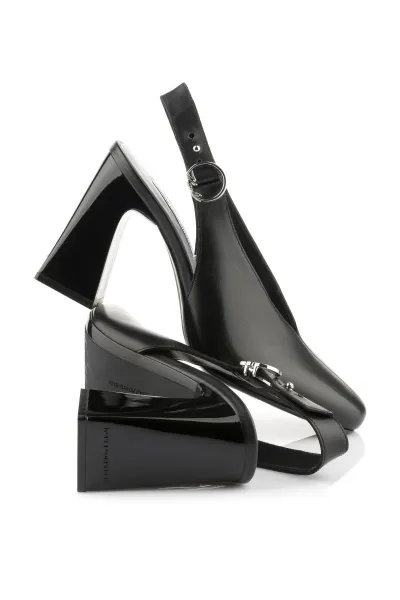 Lodičky Karl Lagerfeld Astra Nova Hi Vamp Sling Black Lthr
