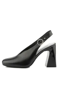 Lodičky Karl Lagerfeld Astra Nova Hi Vamp Sling Black Lthr