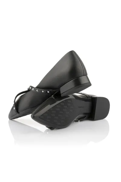 Lodičky Karl Lagerfeld Kerrie Krosstrap Studs Black Lthr