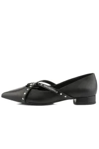 Lodičky Karl Lagerfeld Kerrie Krosstrap Studs Black Lthr