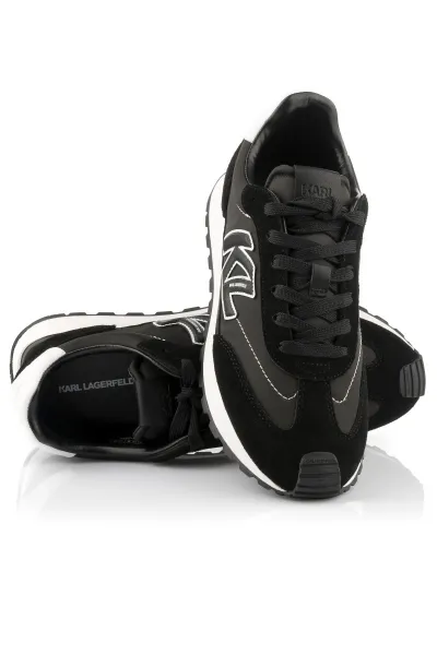 Tenisky Karl Lagerfeld Kairo Kl Sidetrim Lo Mix Black Lthr & Textile