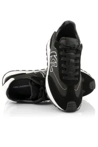 Tenisky Karl Lagerfeld Kairo Kl Sidetrim Lo Mix Black Lthr & Textile