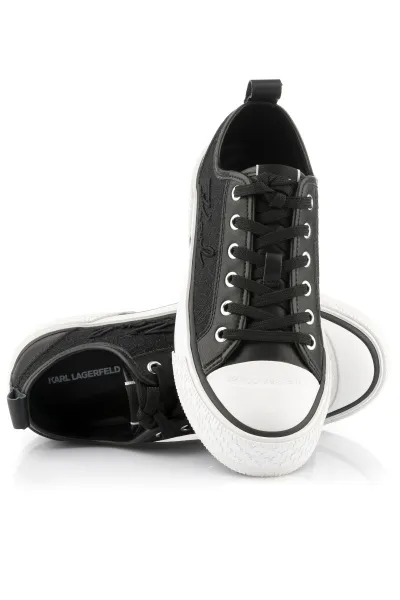 Tenisky Karl Lagerfeld Kampus Max Iii Autograph Lace Lo Black Lthr & Textile