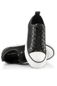 Tenisky Karl Lagerfeld Kampus Max Iii Autograph Lace Lo Black Lthr & Textile