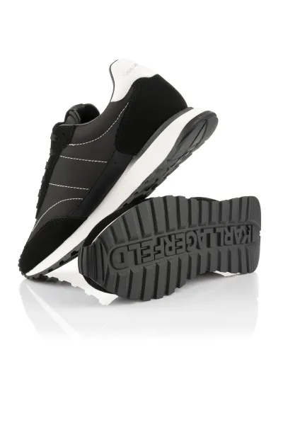 Tenisky Karl Lagerfeld Kairo Kl Sidetrim Lo Mix Black Lthr & Textile