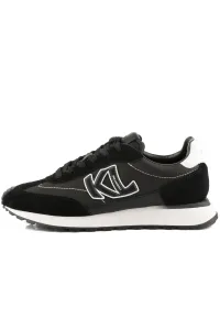 Tenisky Karl Lagerfeld Kairo Kl Sidetrim Lo Mix Black Lthr & Textile