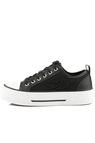Tenisky Karl Lagerfeld Kampus Max Iii Autograph Lace Lo Black Lthr & Textile