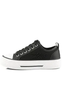 Tenisky Karl Lagerfeld Kampus Max Iii Autograph Lace Lo Black Lthr & Textile