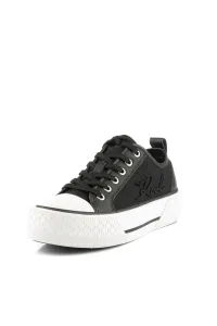 Tenisky Karl Lagerfeld Kampus Max Iii Autograph Lace Lo Black Lthr & Textile