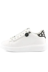 Tenisky Karl Lagerfeld Kapri Mirror Studs Zip Lo White Lthr