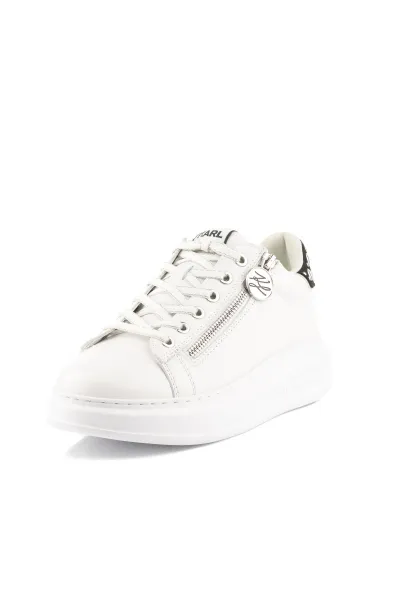 Tenisky Karl Lagerfeld Kapri Mirror Studs Zip Lo White Lthr