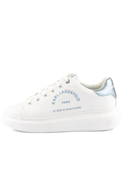 Tenisky Karl Lagerfeld Kapri Metal Maison Glitter White Textured Lthr W/Blue