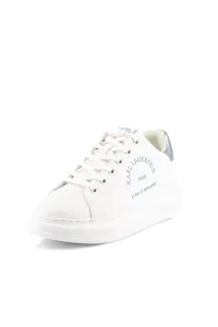 Tenisky Karl Lagerfeld Kapri Metal Maison Glitter White Textured Lthr W/Blue