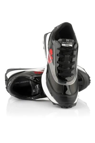Tenisky Karl Lagerfeld Zone Heart Of Karl Lo Lce Black Lthr & Suede W/Red