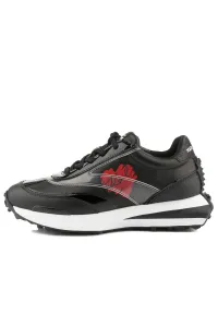 Tenisky Karl Lagerfeld Zone Heart Of Karl Lo Lce Black Lthr & Suede W/Red