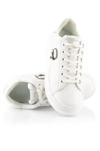Tenisky Karl Lagerfeld Kapri Karl Nft Lo Lace White Lthr / Mono