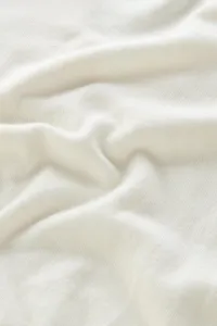 Sveter Woolrich Cotton Cashmere V-Neck Plaster White