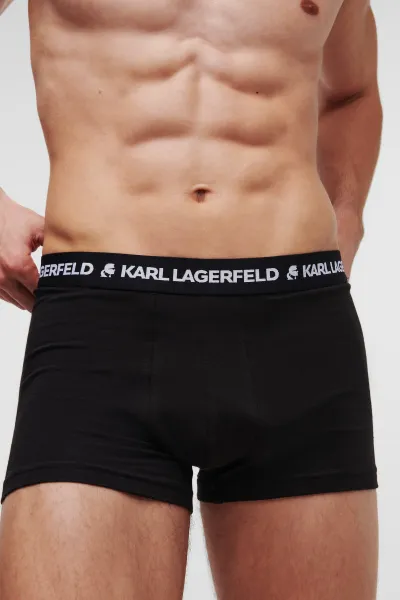 Spodná Bielizeň Karl Lagerfeld Logo Trunk Set Black