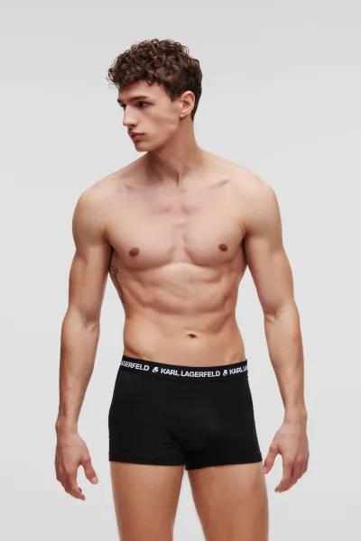 Spodná Bielizeň Karl Lagerfeld Logo Trunk Set Black