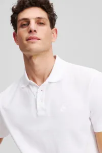 Tričko Karl Lagerfeld Kameo Logo Pique Polo White