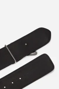 Opasok Karl Lagerfeld K/Autograph Raffia H5 Belt Black