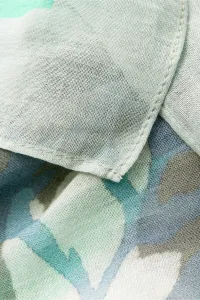Šatka Camel Active Printed Shawl Bleach Blue