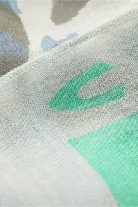 Šatka Camel Active Printed Shawl Bleach Blue