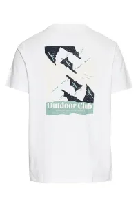 Tričko Camel Active T-Shirt 1/2 White