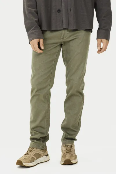 Džínsy Camel Active 5 Pocket Regular Fit Khaki