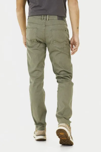 Džínsy Camel Active 5 Pocket Regular Fit Khaki