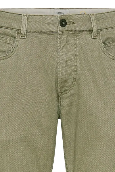 Džínsy Camel Active 5 Pocket Regular Fit Khaki
