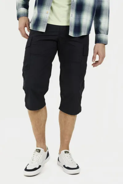 Šortky Camel Active Shorts Long Cargo Dark Indigo