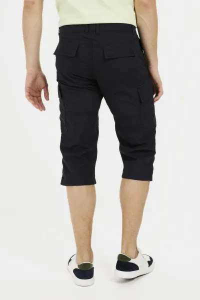 Šortky Camel Active Shorts Long Cargo Dark Indigo