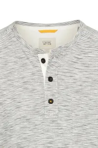Tričko Camel Active Henley 1/2 Arm Ecru