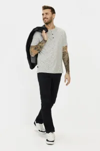 Tričko Camel Active Henley 1/2 Arm Ecru