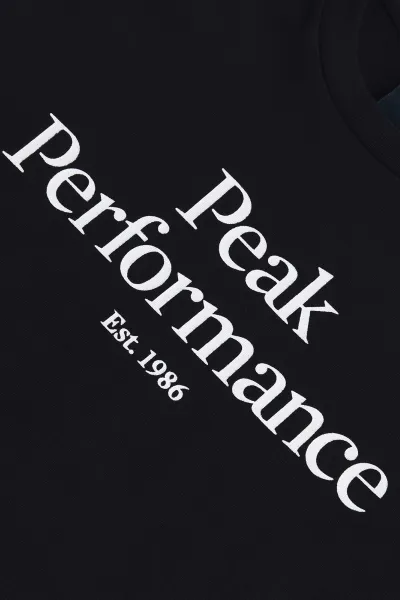 Tričko Peak Performance Jr Original Tee Black