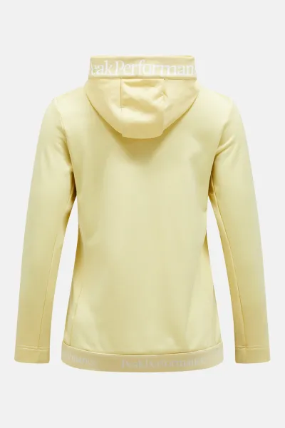 Mikina Peak Performance W Rider Tech Zip Hood Mellow Yellow