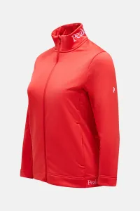 Mikina Peak Performance W Rider Tech Zip Jacket Brilliant Red/Black/