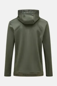 Mikina Peak Performance M Rider Tech Zip Hood Pine Needle