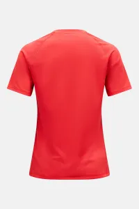 Tričko Peak Performance W Active Tee Brilliant Red/Black/
