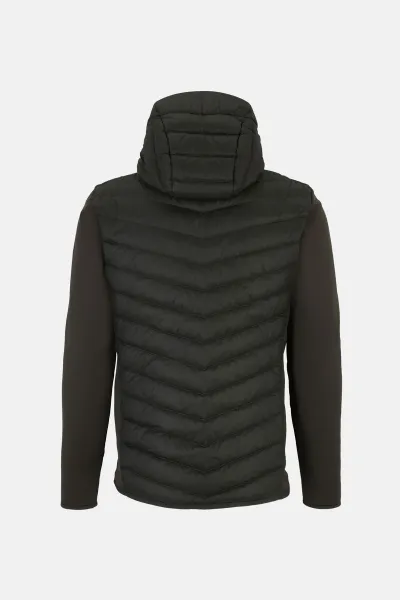Bunda Peak Performance M Frost Down Hybrid Hood Olive Extreme