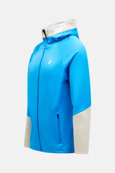Mikina Peak Performance M Rider Zip Hood Brilliant Blue