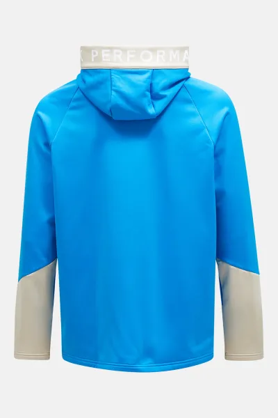 Mikina Peak Performance M Rider Zip Hood Brilliant Blue