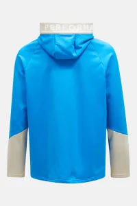 Mikina Peak Performance M Rider Zip Hood Brilliant Blue