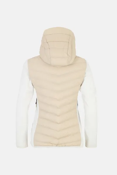 Bunda Peak Performance W Frost Down Hybrid Hood Sand Fog