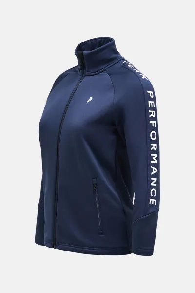 Mikina Peak Performance W Rider Zip Jacketow Blue Shadow